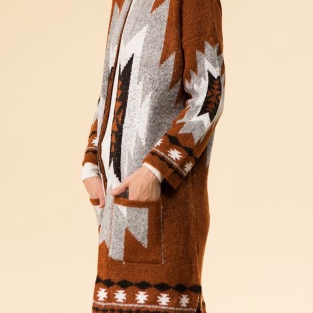 Winslow Aztec Cardigan Duster